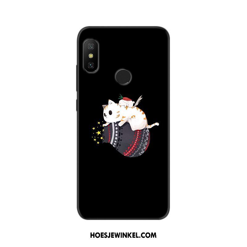 Xiaomi Mi A2 Hoesje Mini Mobiele Telefoon Rood, Xiaomi Mi A2 Hoesje Hoes Schrobben Beige