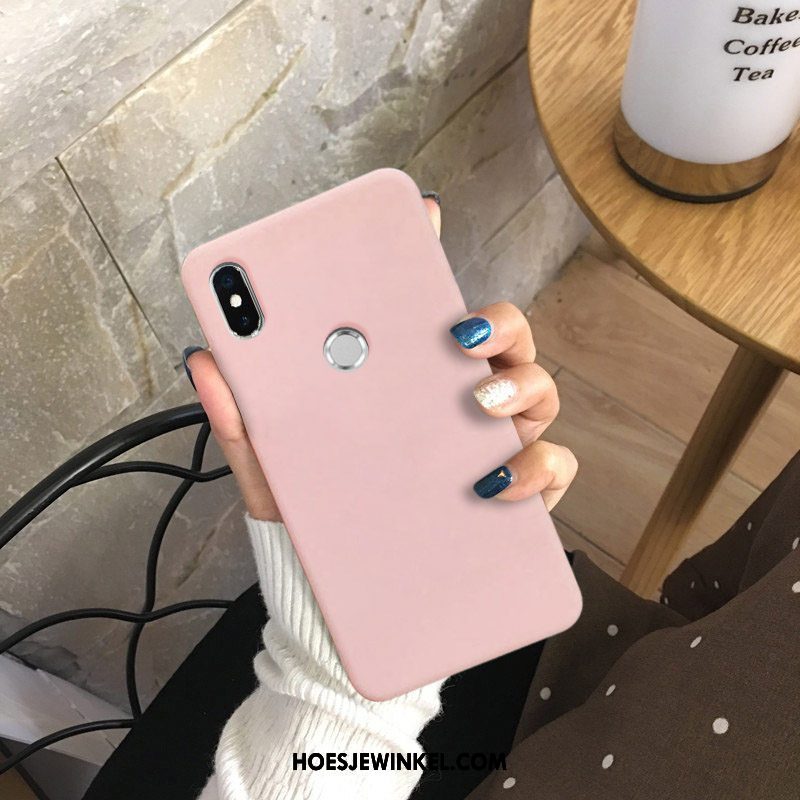 Xiaomi Mi A2 Hoesje Rood All Inclusive Zacht, Xiaomi Mi A2 Hoesje Anti-fall Mobiele Telefoon Beige