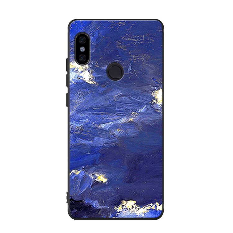 Xiaomi Mi A2 Hoesje Zwart Eenvoudige Blauw, Xiaomi Mi A2 Hoesje All Inclusive Bescherming Beige