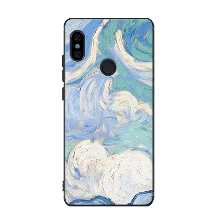 Xiaomi Mi A2 Hoesje Zwart Eenvoudige Blauw, Xiaomi Mi A2 Hoesje All Inclusive Bescherming Beige