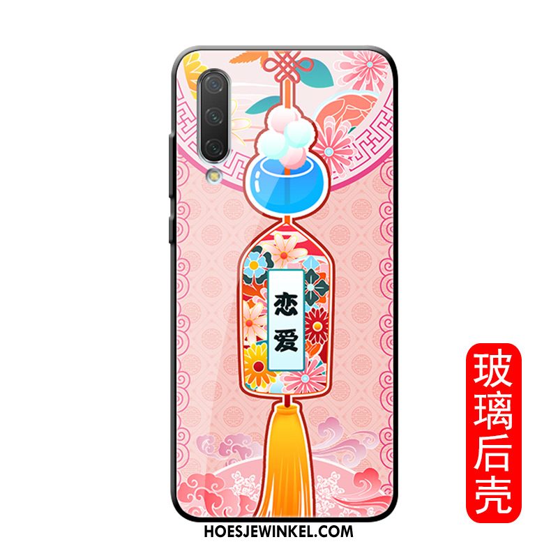 Xiaomi Mi A3 Hoesje Bescherming Lovers All Inclusive, Xiaomi Mi A3 Hoesje Scheppend Rood Beige