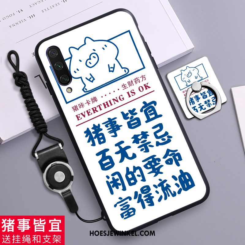 Xiaomi Mi A3 Hoesje Scheppend Blauw Mini, Xiaomi Mi A3 Hoesje Mobiele Telefoon Mooie Beige