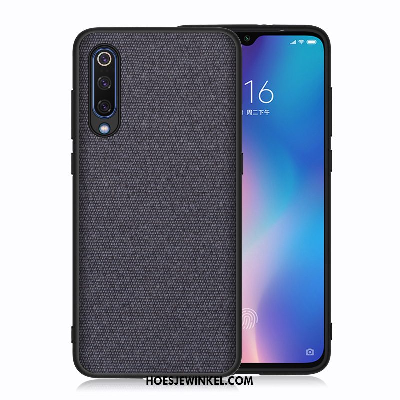 Xiaomi Mi A3 Hoesje Siliconen Blauw Anti-fall, Xiaomi Mi A3 Hoesje Mobiele Telefoon Rood Beige