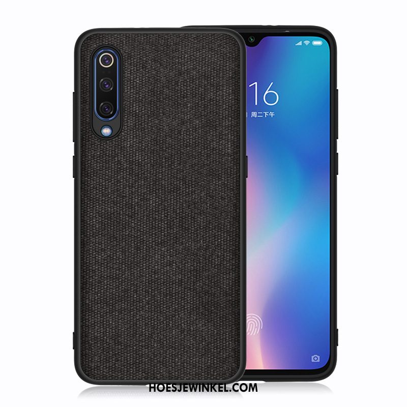 Xiaomi Mi A3 Hoesje Siliconen Blauw Anti-fall, Xiaomi Mi A3 Hoesje Mobiele Telefoon Rood Beige