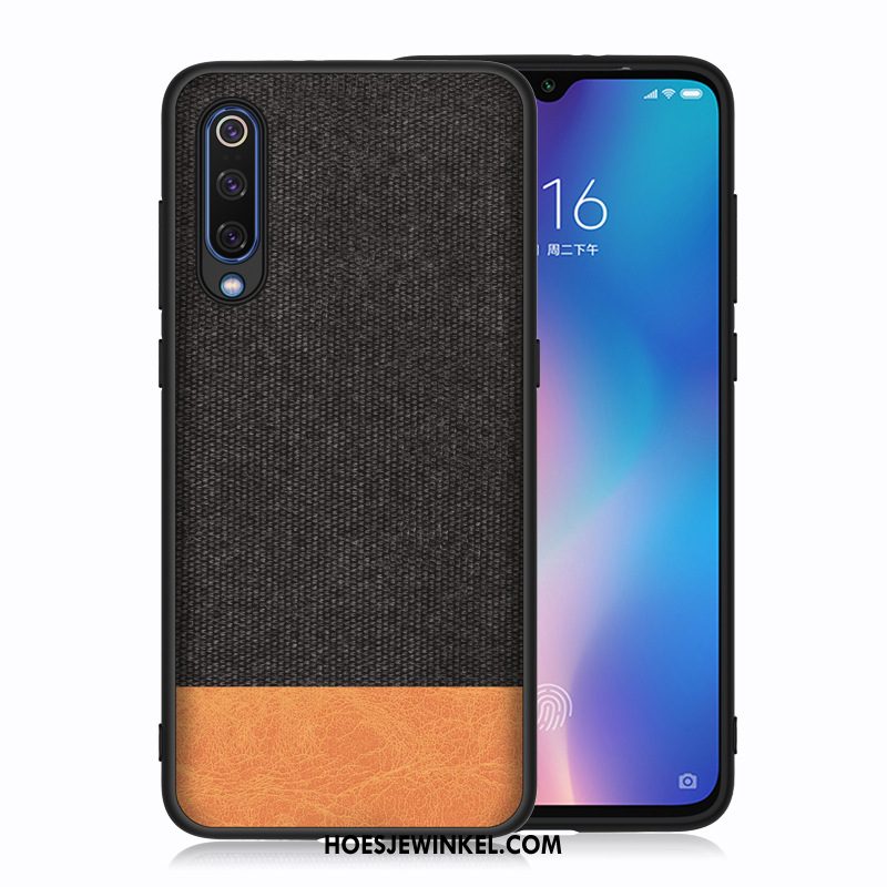 Xiaomi Mi A3 Hoesje Siliconen Blauw Anti-fall, Xiaomi Mi A3 Hoesje Mobiele Telefoon Rood Beige