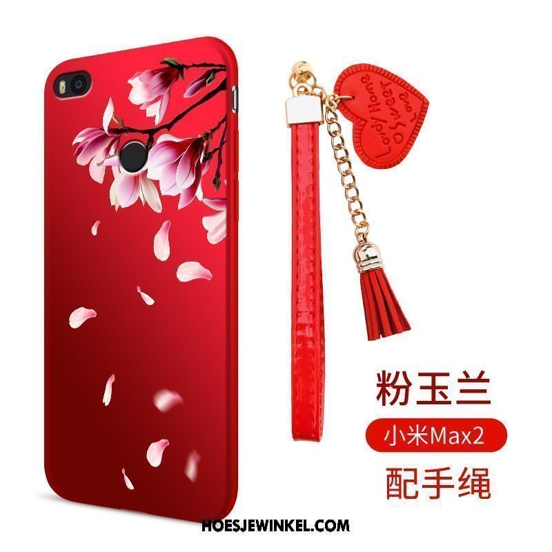 Xiaomi Mi Max 2 Hoesje All Inclusive Mini Rood, Xiaomi Mi Max 2 Hoesje Bescherming Mobiele Telefoon Beige