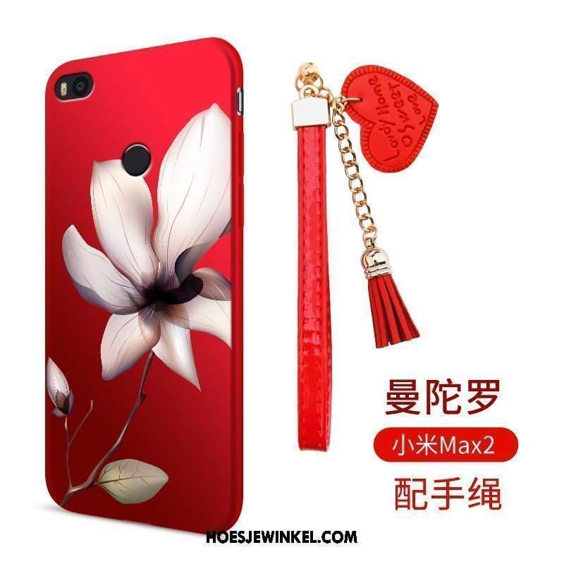 Xiaomi Mi Max 2 Hoesje All Inclusive Mini Rood, Xiaomi Mi Max 2 Hoesje Bescherming Mobiele Telefoon Beige