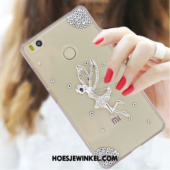 Xiaomi Mi Max 2 Hoesje Hoes Mini Met Strass, Xiaomi Mi Max 2 Hoesje Rood Bescherming Beige