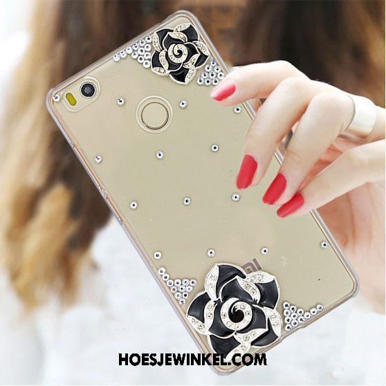 Xiaomi Mi Max 2 Hoesje Hoes Mini Met Strass, Xiaomi Mi Max 2 Hoesje Rood Bescherming Beige