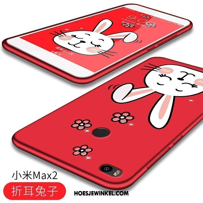 Xiaomi Mi Max 2 Hoesje Spotprent Bescherming Schrobben, Xiaomi Mi Max 2 Hoesje Mini Trend Beige