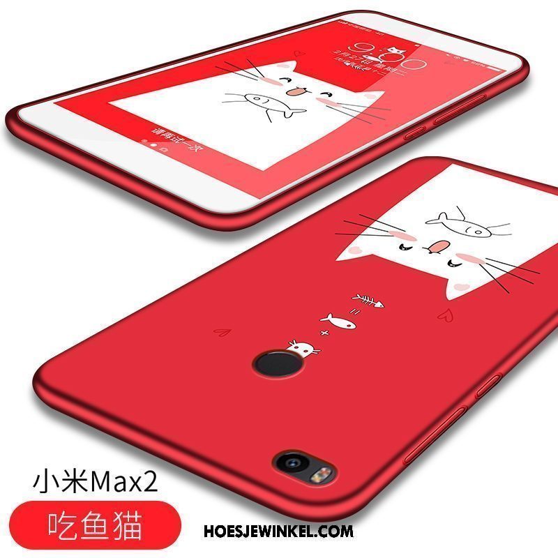 Xiaomi Mi Max 2 Hoesje Spotprent Bescherming Schrobben, Xiaomi Mi Max 2 Hoesje Mini Trend Beige
