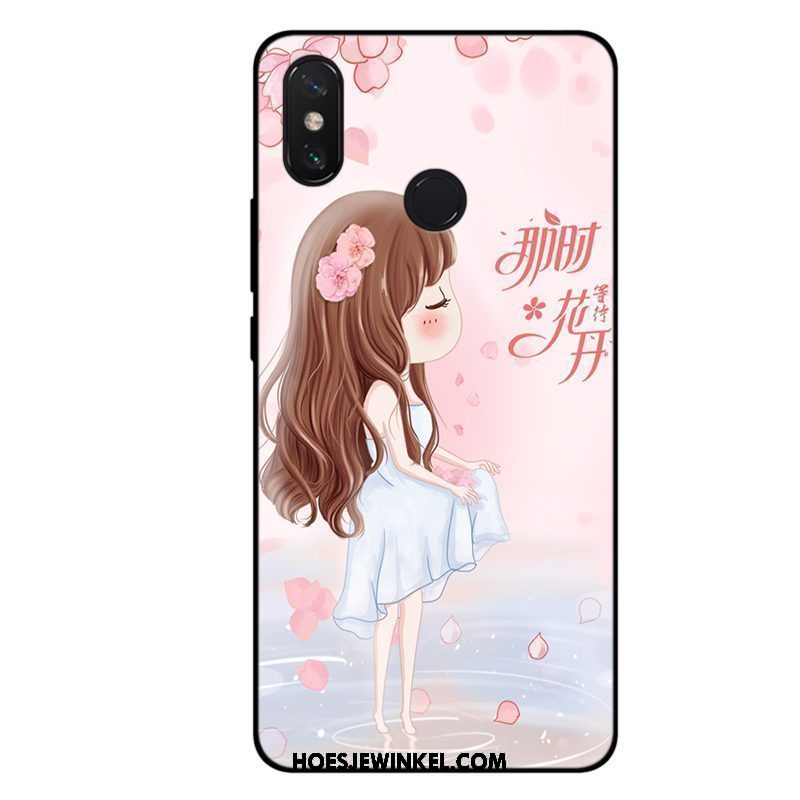 Xiaomi Mi Max 3 Hoesje All Inclusive Anti-fall Siliconen, Xiaomi Mi Max 3 Hoesje Mobiele Telefoon Mini Beige