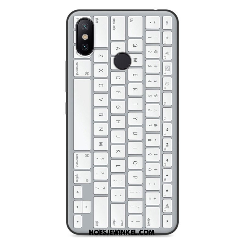 Xiaomi Mi Max 3 Hoesje Geel Mini Hoes, Xiaomi Mi Max 3 Hoesje Scheppend Siliconen Beige