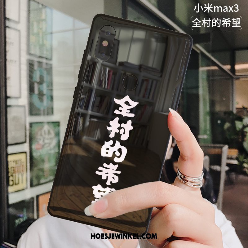 Xiaomi Mi Max 3 Hoesje Hoes Mobiele Telefoon Wit, Xiaomi Mi Max 3 Hoesje Trend Anti-fall Beige