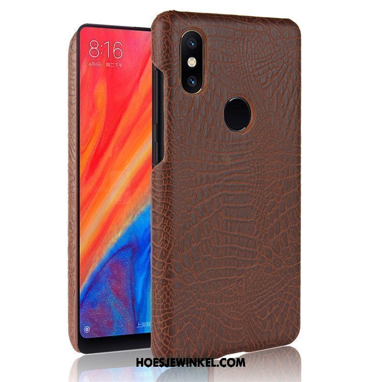 Xiaomi Mi Max 3 Hoesje Leren Etui Mobiele Telefoon Bescherming, Xiaomi Mi Max 3 Hoesje Kwaliteit Hoes Beige