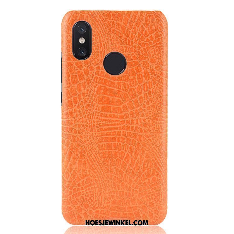 Xiaomi Mi Max 3 Hoesje Mobiele Telefoon Anti-fall Mini, Xiaomi Mi Max 3 Hoesje Krokodillenleer Hard Beige