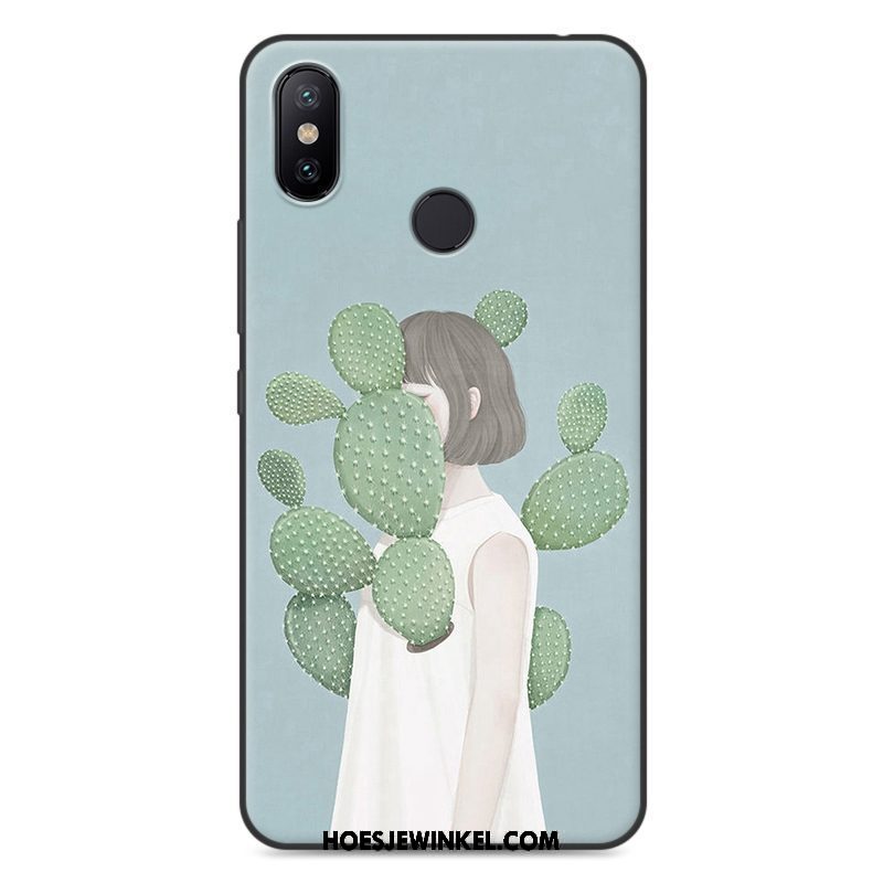 Xiaomi Mi Max 3 Hoesje Trend Mobiele Telefoon Rood, Xiaomi Mi Max 3 Hoesje Anti-fall Kunst Beige