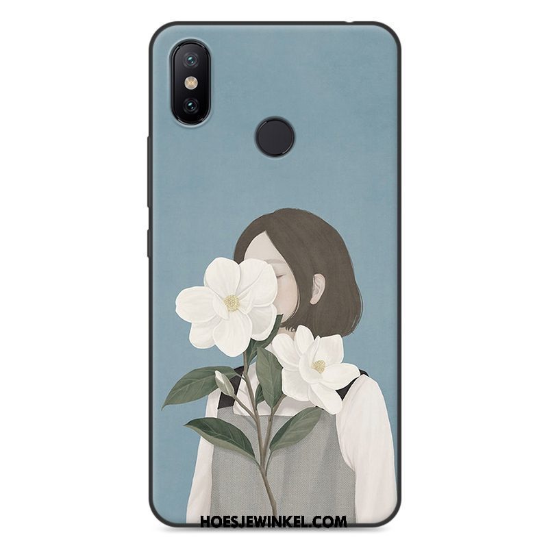 Xiaomi Mi Max 3 Hoesje Trend Mobiele Telefoon Rood, Xiaomi Mi Max 3 Hoesje Anti-fall Kunst Beige