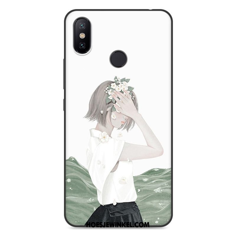 Xiaomi Mi Max 3 Hoesje Trend Mobiele Telefoon Rood, Xiaomi Mi Max 3 Hoesje Anti-fall Kunst Beige