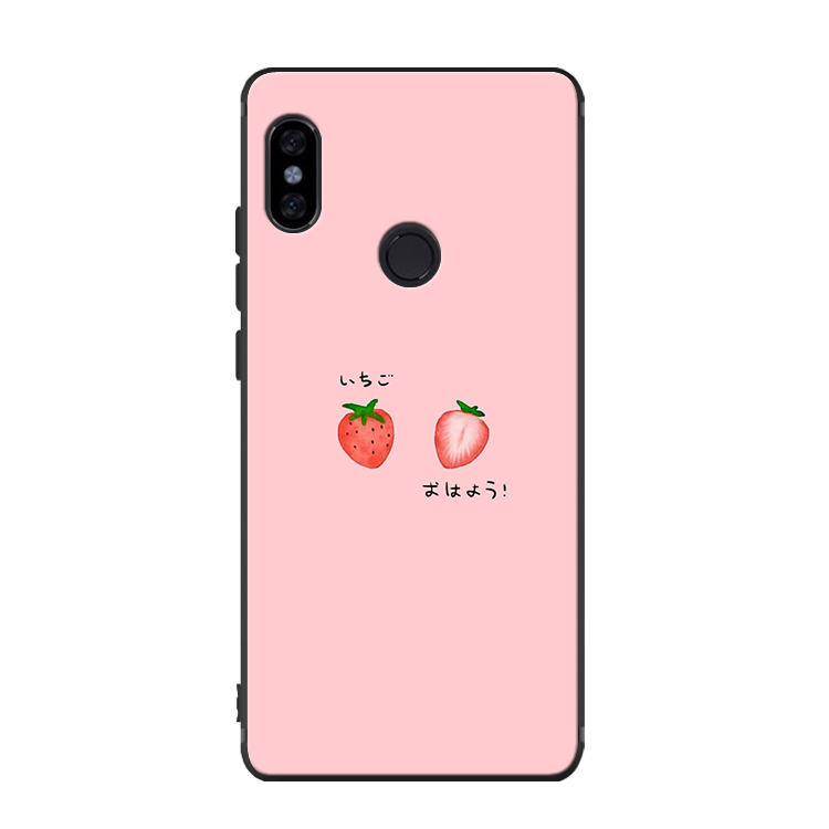 Xiaomi Mi Max 3 Hoesje Zacht Hoes Hart, Xiaomi Mi Max 3 Hoesje Rood Roze Beige