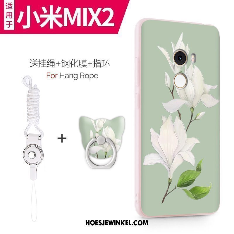 Xiaomi Mi Mix 2 Hoesje All Inclusive Siliconen Mobiele Telefoon, Xiaomi Mi Mix 2 Hoesje Anti-fall Hoes Beige