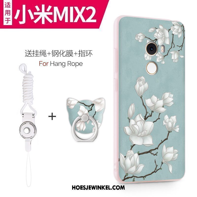 Xiaomi Mi Mix 2 Hoesje All Inclusive Siliconen Mobiele Telefoon, Xiaomi Mi Mix 2 Hoesje Anti-fall Hoes Beige