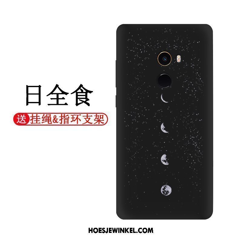 Xiaomi Mi Mix 2 Hoesje Bescherming Zwart All Inclusive, Xiaomi Mi Mix 2 Hoesje Schrobben Dun Beige