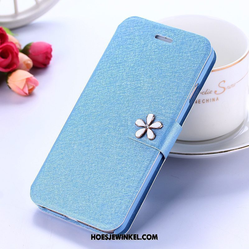 Xiaomi Mi Mix 2 Hoesje Folio Hoes Blauw, Xiaomi Mi Mix 2 Hoesje Mobiele Telefoon Bescherming Beige