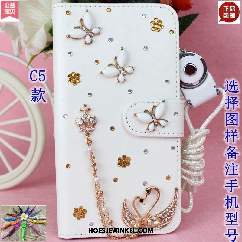 Xiaomi Mi Mix 2 Hoesje Hanger Wit Mini, Xiaomi Mi Mix 2 Hoesje Trend Mobiele Telefoon Beige