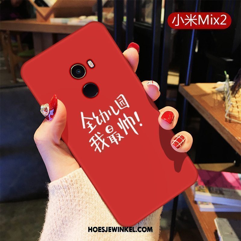 Xiaomi Mi Mix 2 Hoesje Hoes Anti-fall Eenvoudige, Xiaomi Mi Mix 2 Hoesje Bescherming Zacht Beige