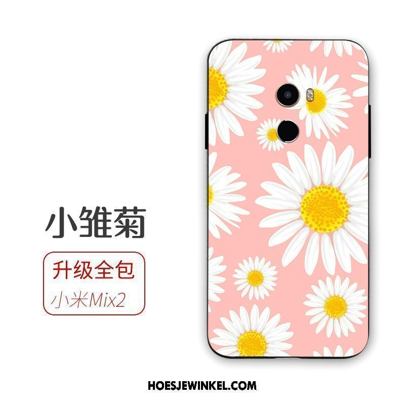 Xiaomi Mi Mix 2 Hoesje Hoes Hanger Fruit, Xiaomi Mi Mix 2 Hoesje Groen Siliconen Beige