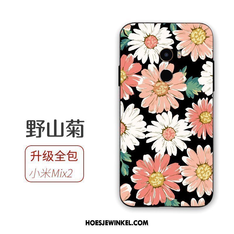 Xiaomi Mi Mix 2 Hoesje Hoes Hanger Fruit, Xiaomi Mi Mix 2 Hoesje Groen Siliconen Beige