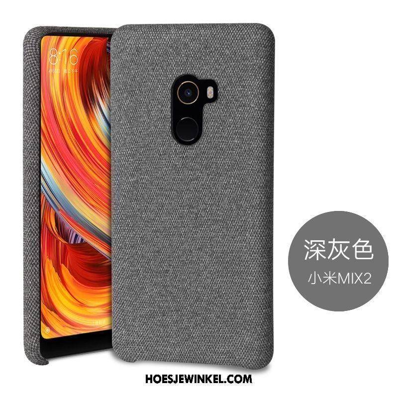 Xiaomi Mi Mix 2 Hoesje Hoes Trendy Merk Bescherming, Xiaomi Mi Mix 2 Hoesje Hard Scheppend Beige