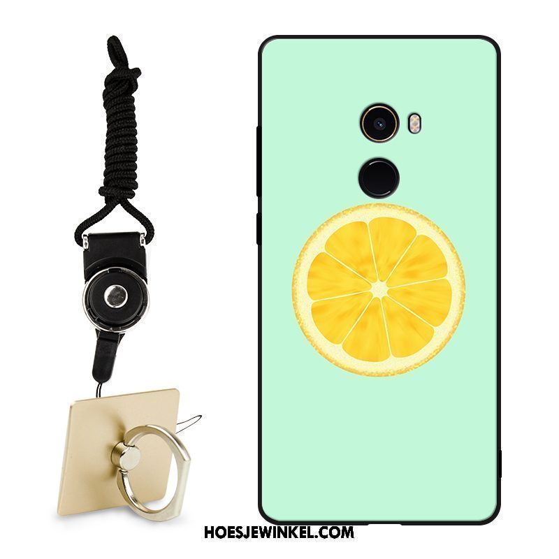 Xiaomi Mi Mix 2 Hoesje Mobiele Telefoon Vers Fruit, Xiaomi Mi Mix 2 Hoesje Citroen Siliconen Beige