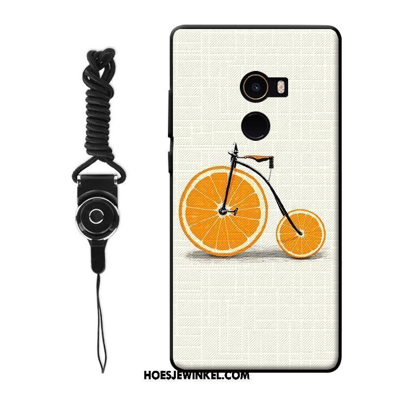 Xiaomi Mi Mix 2 Hoesje Persoonlijk Scheppend Zacht, Xiaomi Mi Mix 2 Hoesje Mobiele Telefoon Fruit Beige