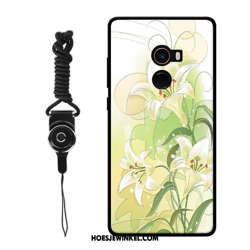 Xiaomi Mi Mix 2 Hoesje Vers Groen Eenvoudige, Xiaomi Mi Mix 2 Hoesje Bloemen Mini Beige