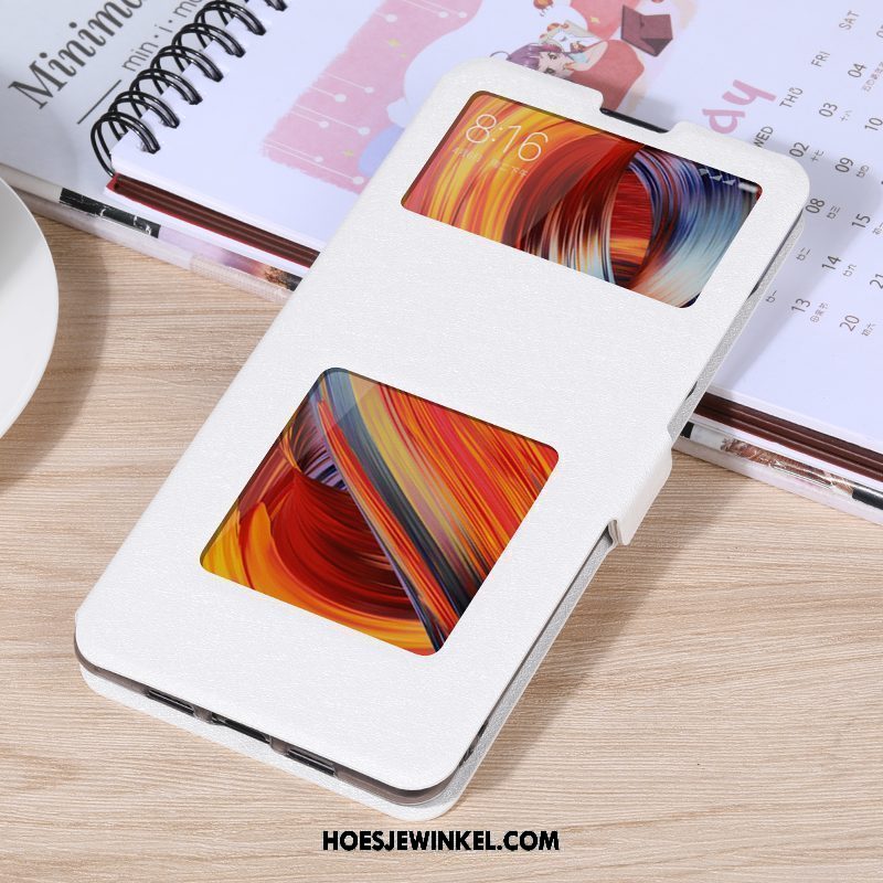 Xiaomi Mi Mix 2 Hoesje Wit Siliconen Mobiele Telefoon, Xiaomi Mi Mix 2 Hoesje Mini Anti-fall Beige