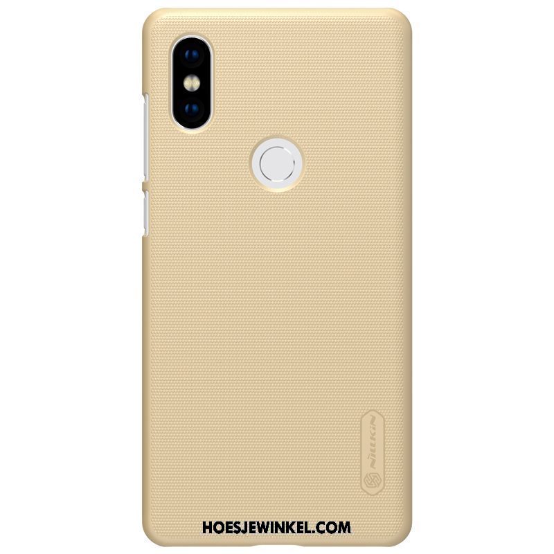 Xiaomi Mi Mix 2s Hoesje Anti-fall Mini Mobiele Telefoon, Xiaomi Mi Mix 2s Hoesje Hoes Rood Beige