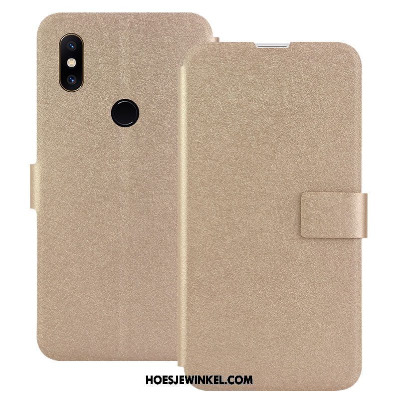 Xiaomi Mi Mix 2s Hoesje Gesp Kaart Blauw, Xiaomi Mi Mix 2s Hoesje Mini All Inclusive Beige