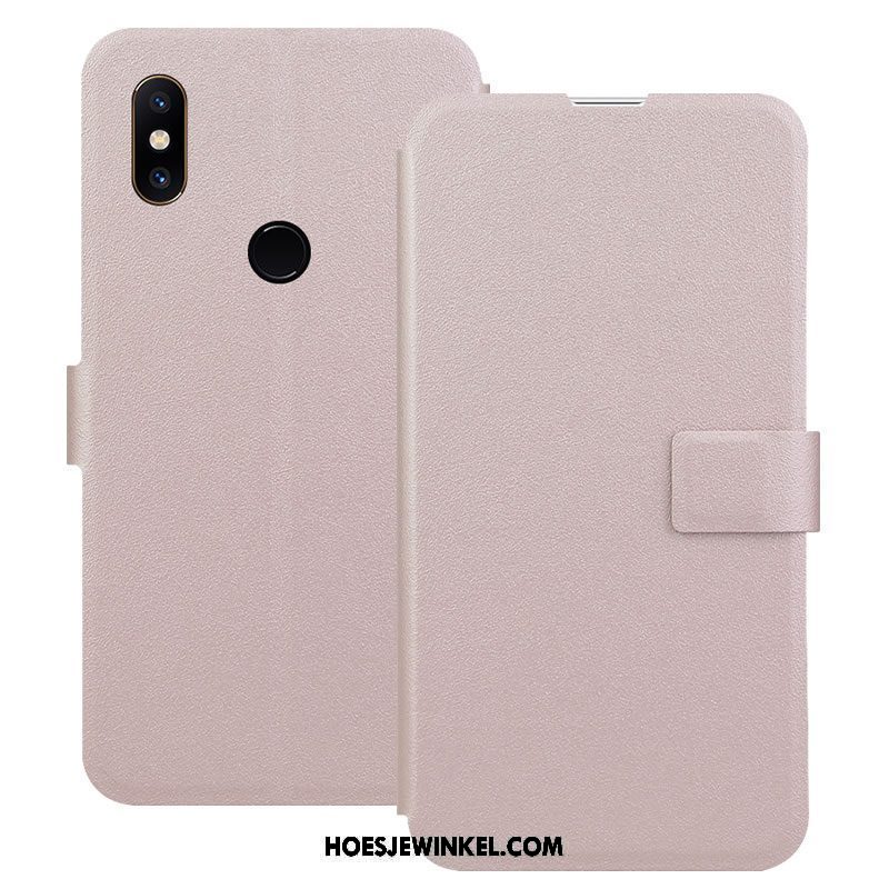 Xiaomi Mi Mix 2s Hoesje Gesp Kaart Blauw, Xiaomi Mi Mix 2s Hoesje Mini All Inclusive Beige