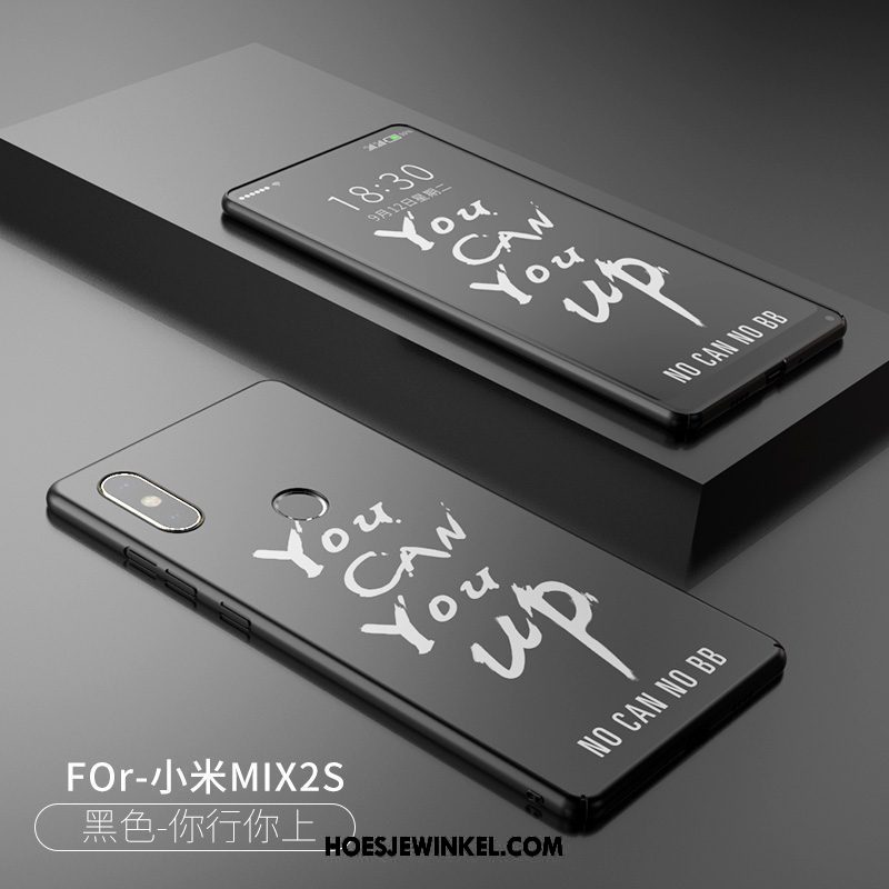 Xiaomi Mi Mix 2s Hoesje Hard Schrobben Mini, Xiaomi Mi Mix 2s Hoesje Dun Persoonlijk Beige