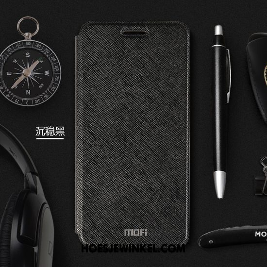 Xiaomi Mi Mix 2s Hoesje Leren Etui Persoonlijk Hoes, Xiaomi Mi Mix 2s Hoesje Trend Mobiele Telefoon Beige