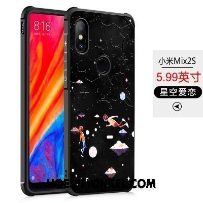 Xiaomi Mi Mix 2s Hoesje Mobiele Telefoon Anti-fall Persoonlijk, Xiaomi Mi Mix 2s Hoesje Mini Siliconen Beige