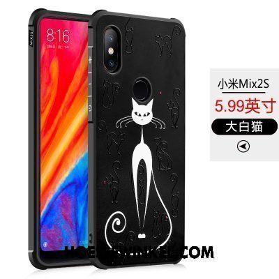 Xiaomi Mi Mix 2s Hoesje Mobiele Telefoon Anti-fall Persoonlijk, Xiaomi Mi Mix 2s Hoesje Mini Siliconen Beige