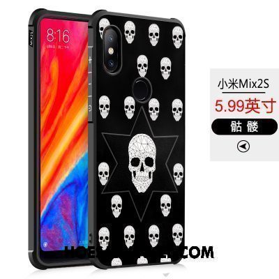 Xiaomi Mi Mix 2s Hoesje Mobiele Telefoon Anti-fall Persoonlijk, Xiaomi Mi Mix 2s Hoesje Mini Siliconen Beige