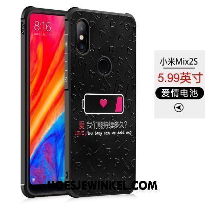 Xiaomi Mi Mix 2s Hoesje Mobiele Telefoon Anti-fall Persoonlijk, Xiaomi Mi Mix 2s Hoesje Mini Siliconen Beige