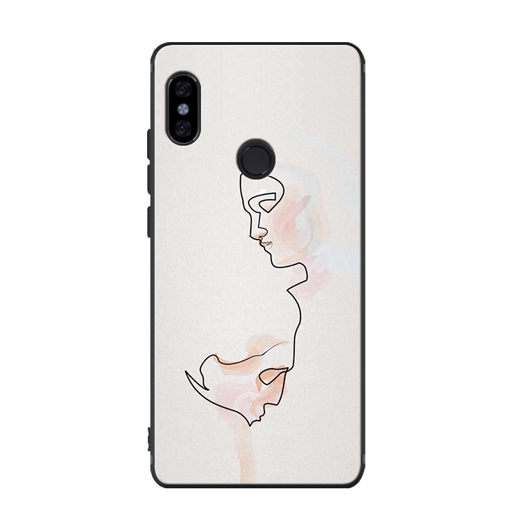 Xiaomi Mi Mix 2s Hoesje Mobiele Telefoon Bescherming Siliconen, Xiaomi Mi Mix 2s Hoesje Scheppend Trend Beige