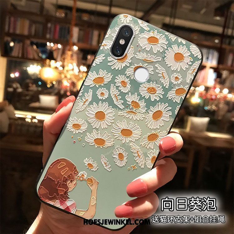 Xiaomi Mi Mix 2s Hoesje Mooie Mini Spotprent, Xiaomi Mi Mix 2s Hoesje All Inclusive Mobiele Telefoon Beige