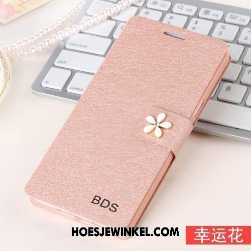 Xiaomi Mi Mix 2s Hoesje Rood Bescherming Anti-fall, Xiaomi Mi Mix 2s Hoesje Leren Etui Clamshell Beige