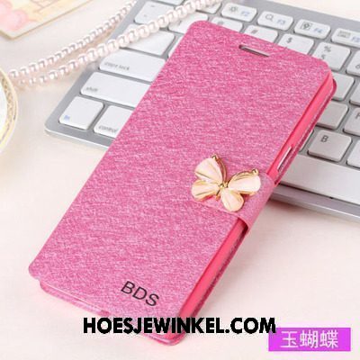 Xiaomi Mi Mix 2s Hoesje Rood Bescherming Anti-fall, Xiaomi Mi Mix 2s Hoesje Leren Etui Clamshell Beige